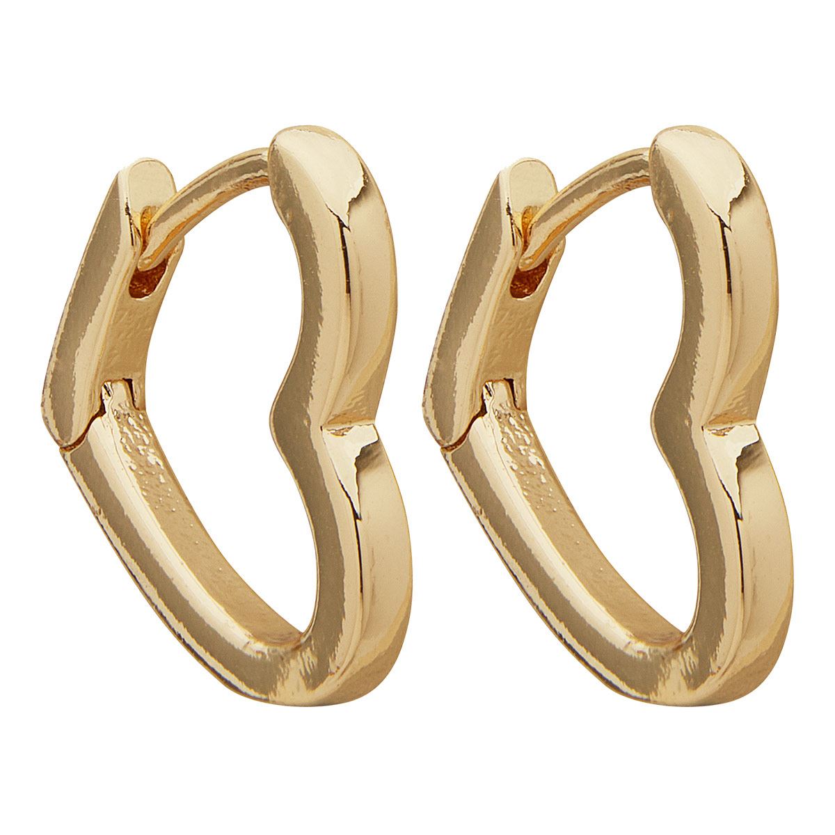 Arracadas Chicas en Forma de Corazón Nine West