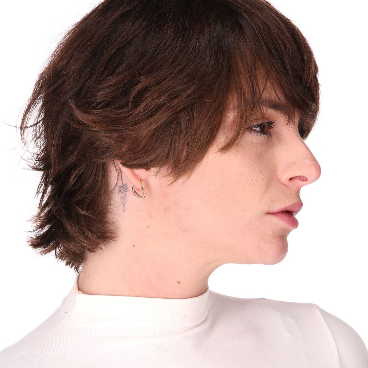 Arracadas Chicas en Forma de Corazón Nine West