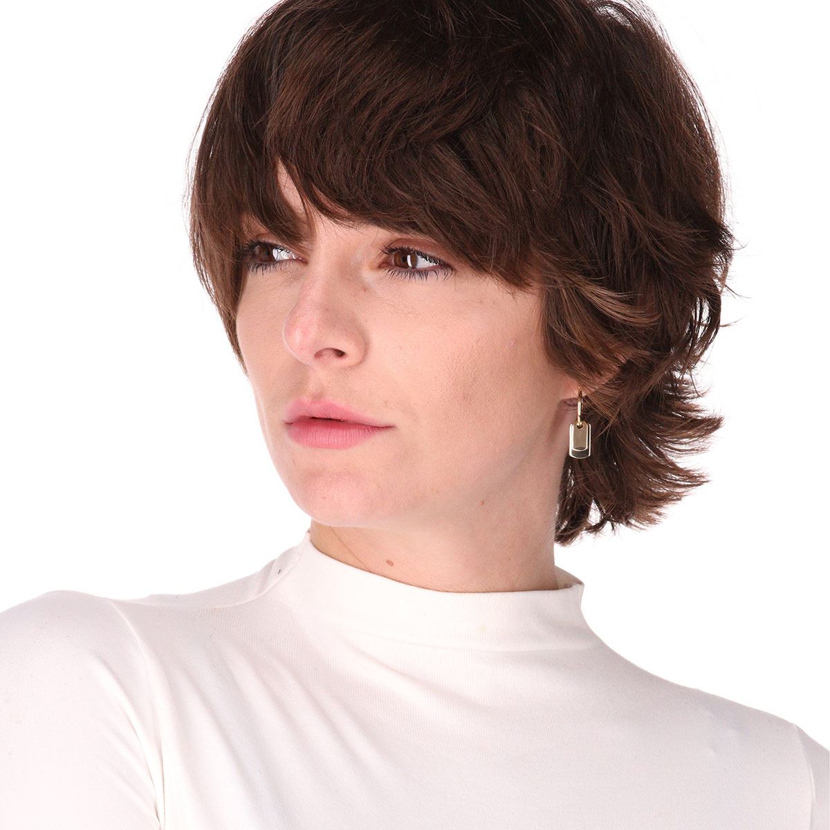 Aretes Colgantes en Corte Baguette Nine West