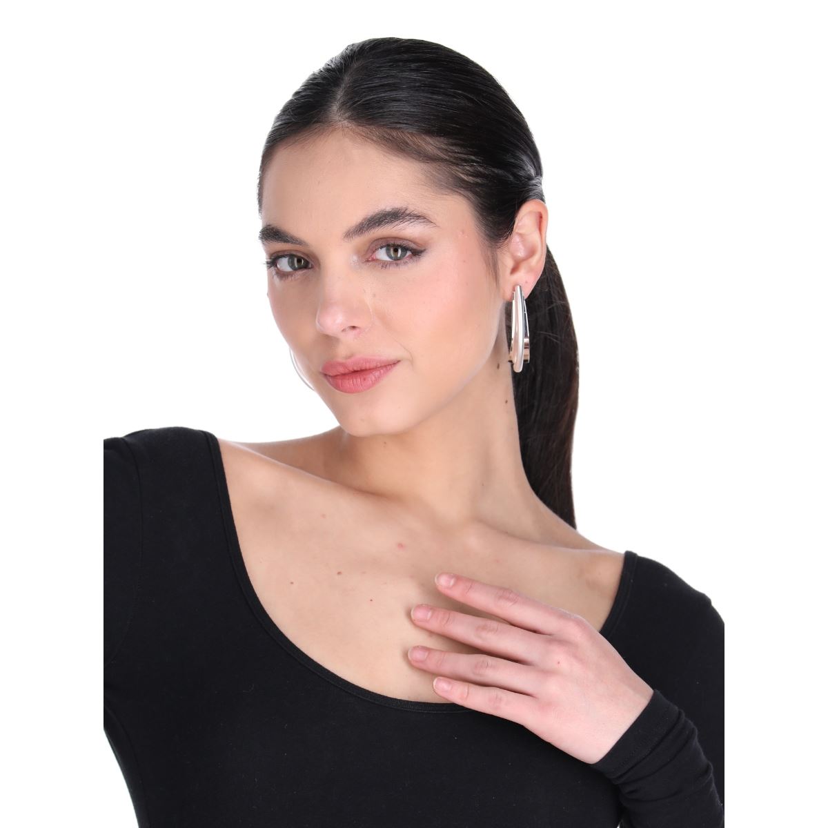 Aretes Largos Acabado Brillante Nine West