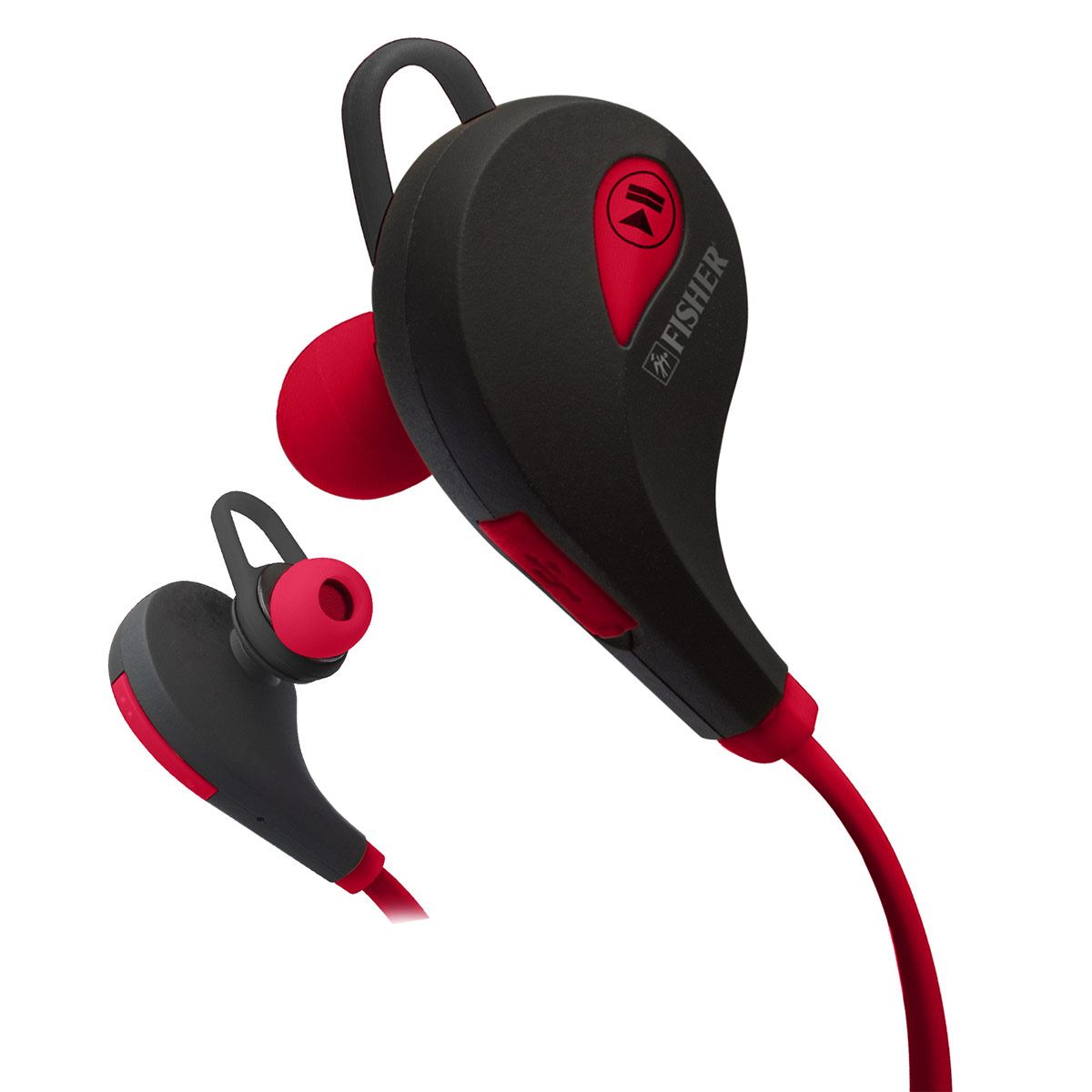 Aud fonos Fisher Bluetooth Active Rojo