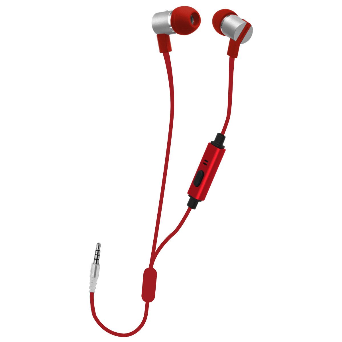 Audífonos Fisher Metal Wired Rojo