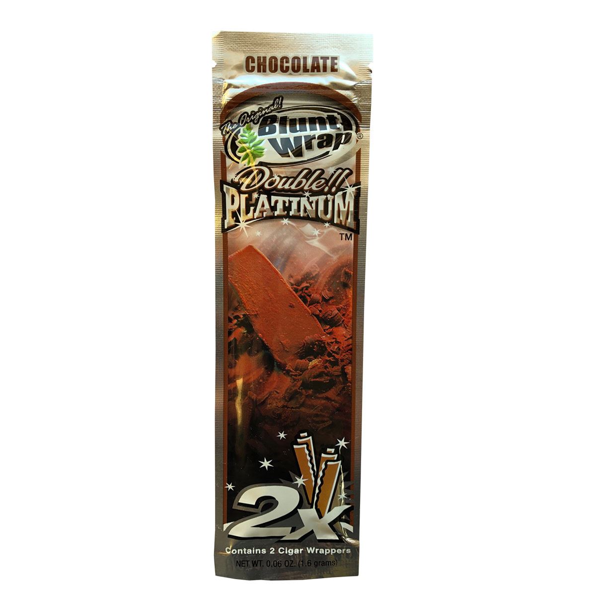 Papel para Envolver Tabaco Chocolate Blunt Wrap 2X