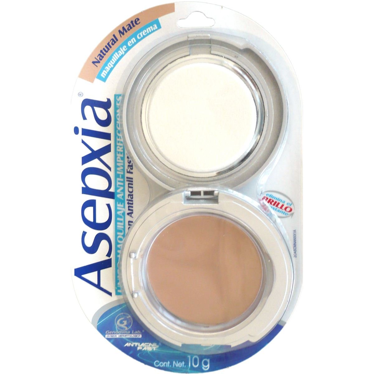 Asepxia Maquillaje Crema Natural