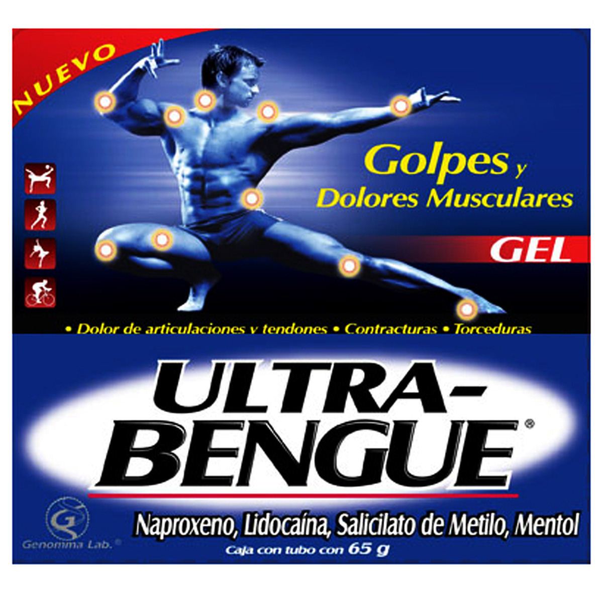 Ultra Bengue Gel Azul