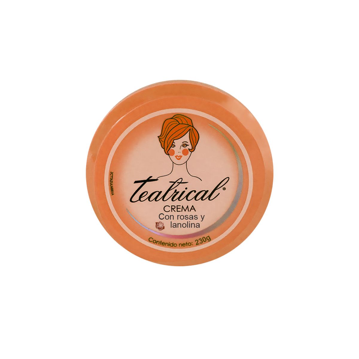 Crema Teatrical con Rosa y Lanolina 230gr.