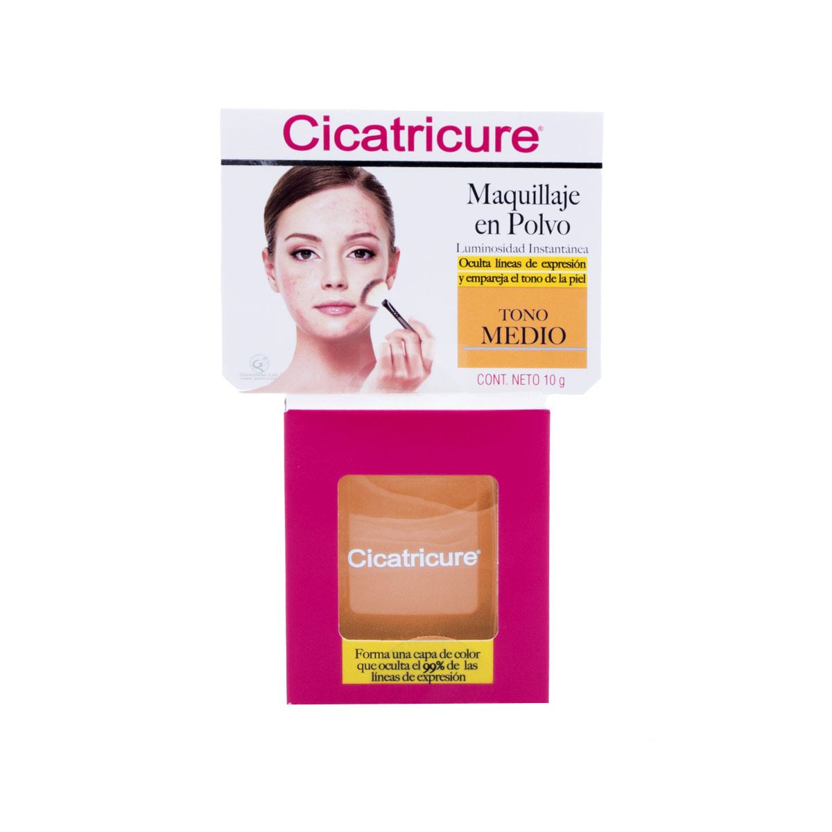 Cicatricure Tensor Dérmico Maquillante Polvo Medio 10 gr