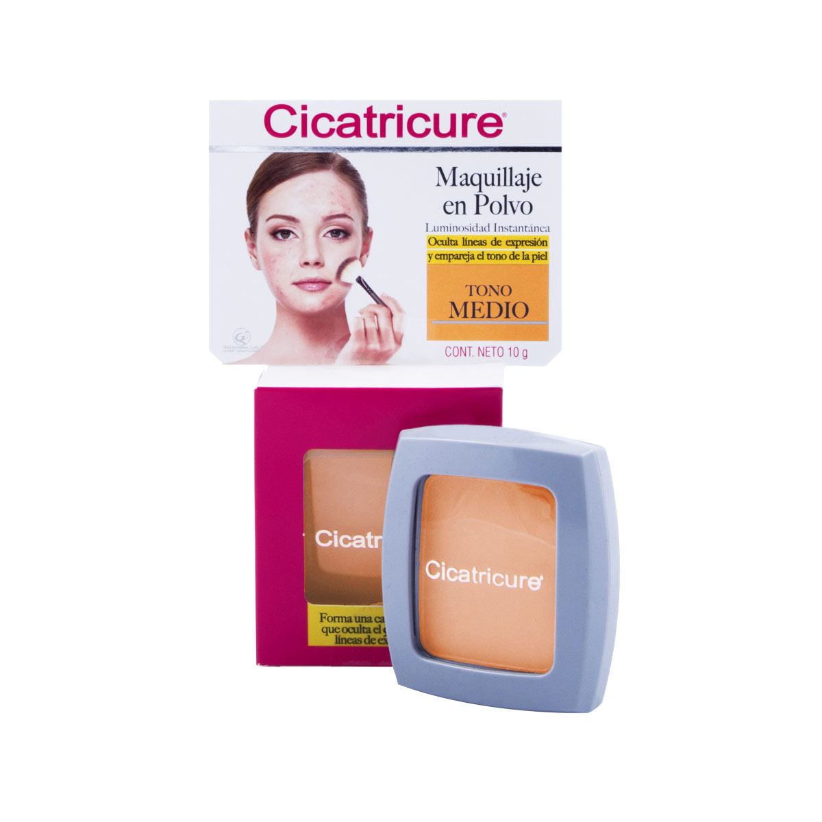 Cicatricure Tensor Dérmico Maquillante Polvo Medio 10 gr