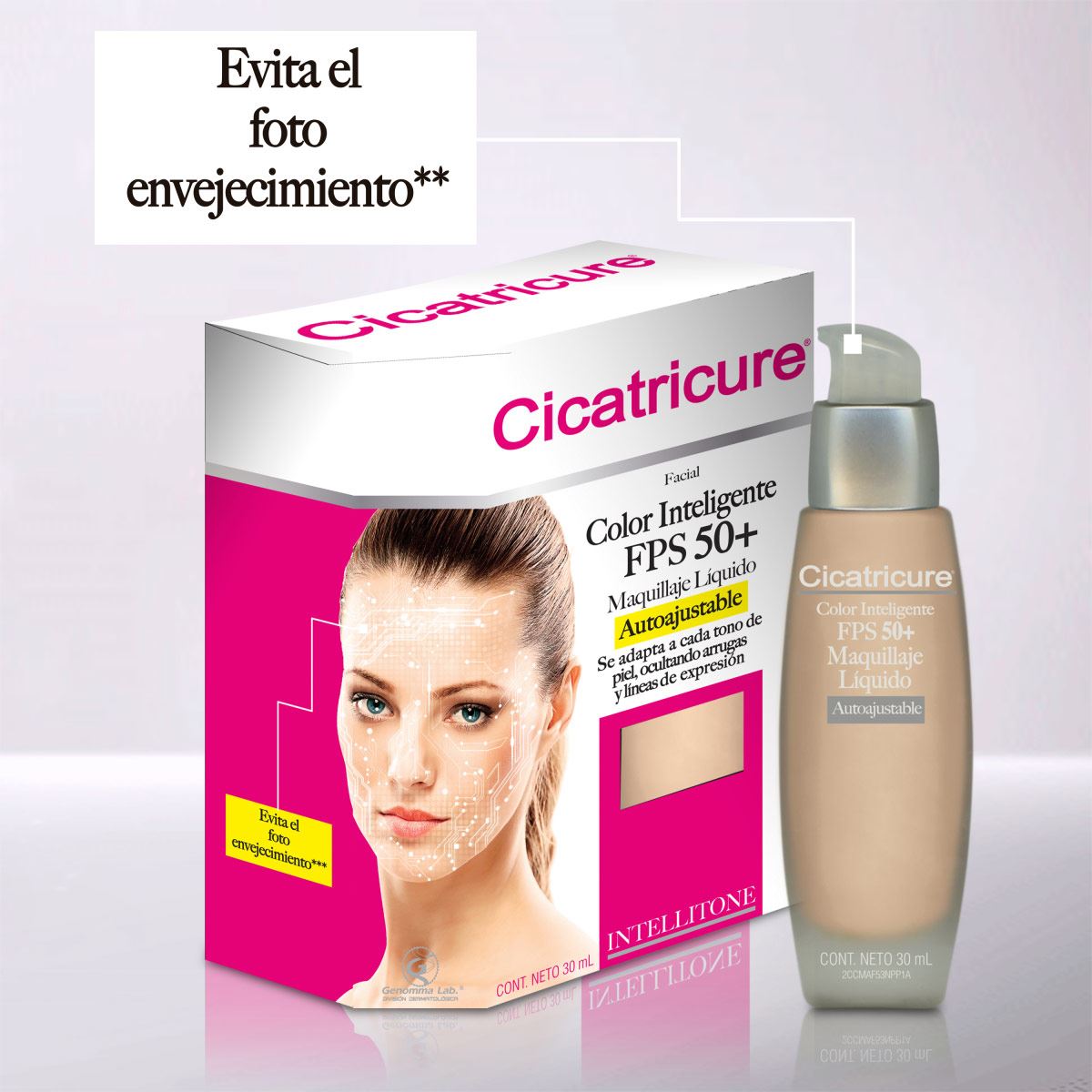 Cicatricure Maquillaje Color Inteligente  E/12