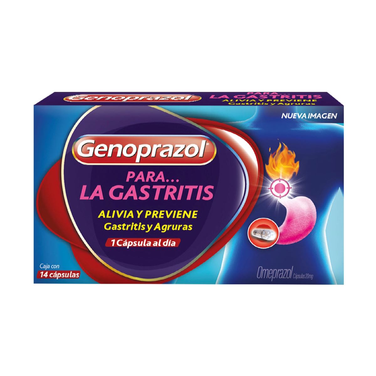 Genoprazol 20mg 14 caps Glm