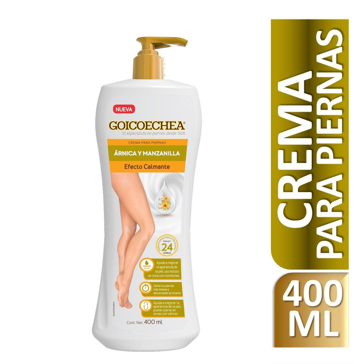 Goicoechea Crema Árnica y Manzanilla Efecto Calmante 400 ml