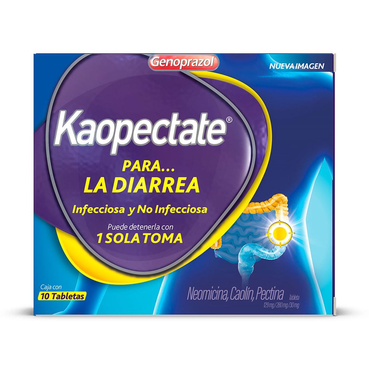 Kaopectate Antidiarreico 10 tabletas