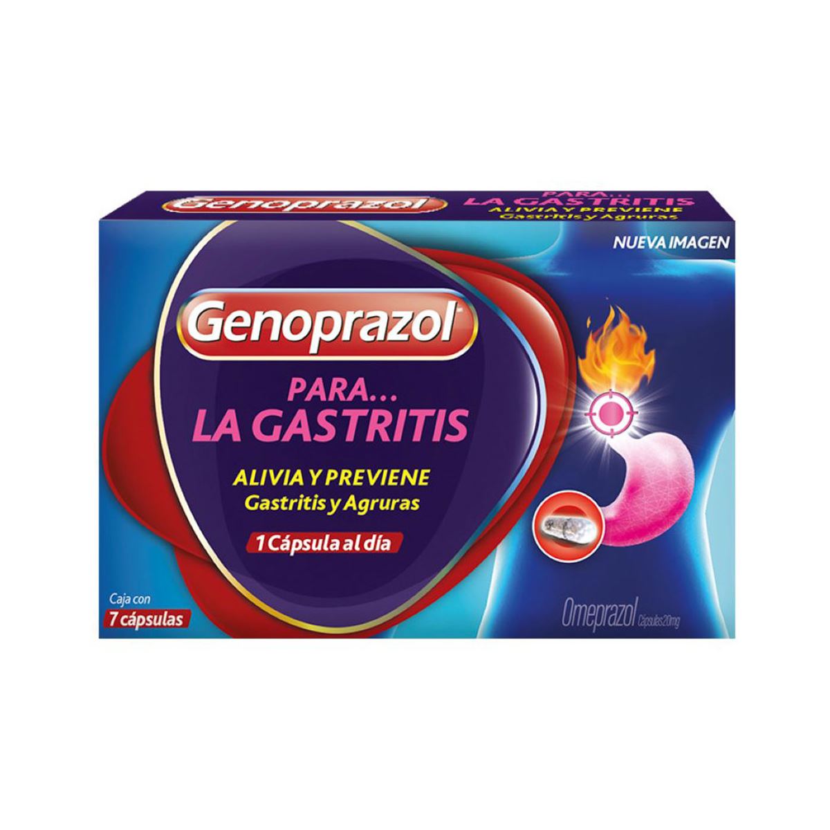 Genoprazol 20mg 7 caps Glm