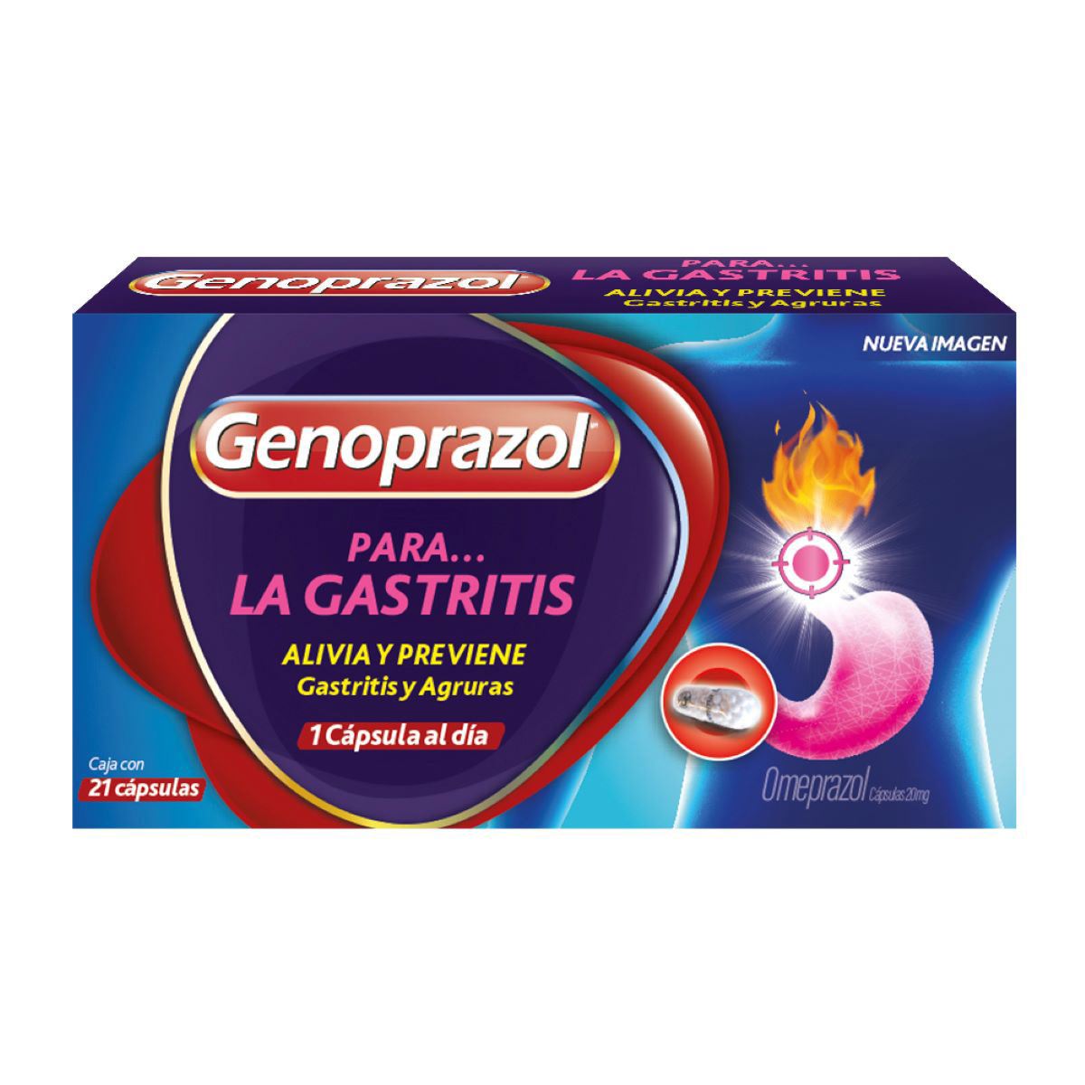 Genoprazol 20mg 21 caps Glm