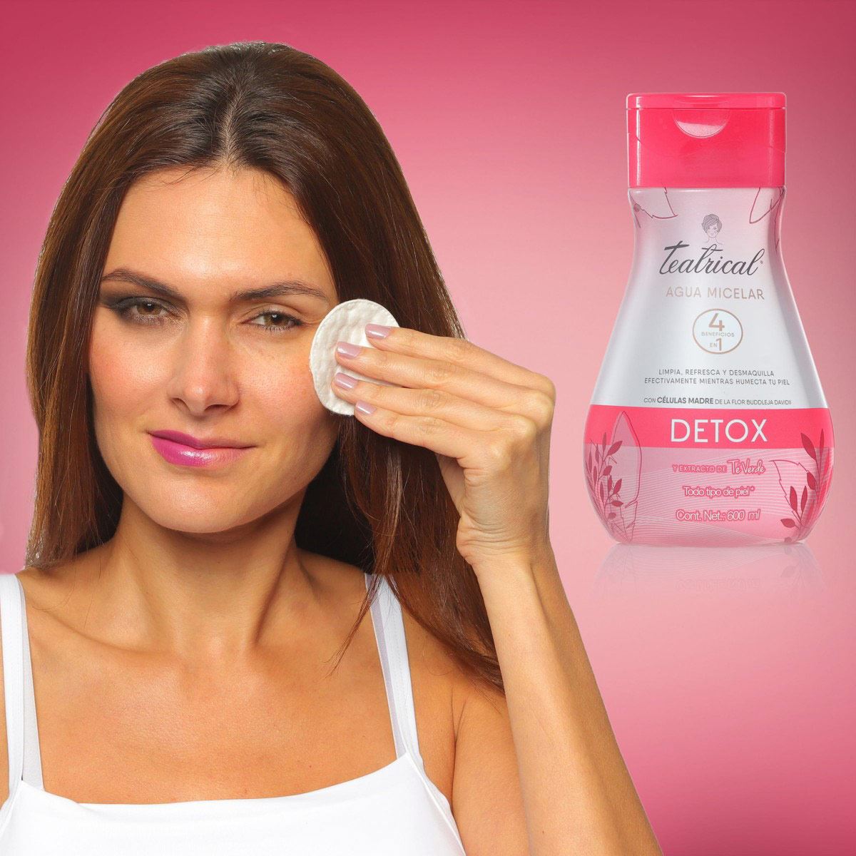 Agua micelar detox teatrical 600 ml e12