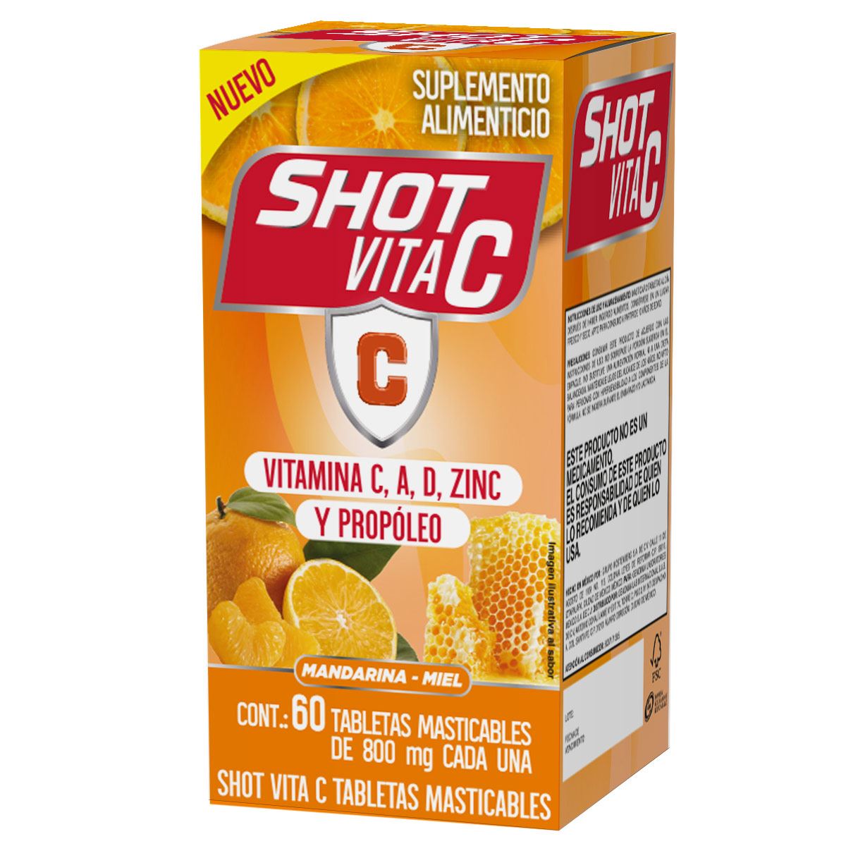 SHOT TAB C 60 TAB/24