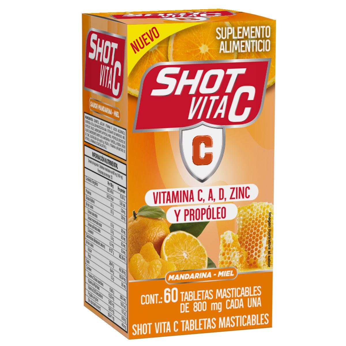 SHOT TAB C 60 TAB/24