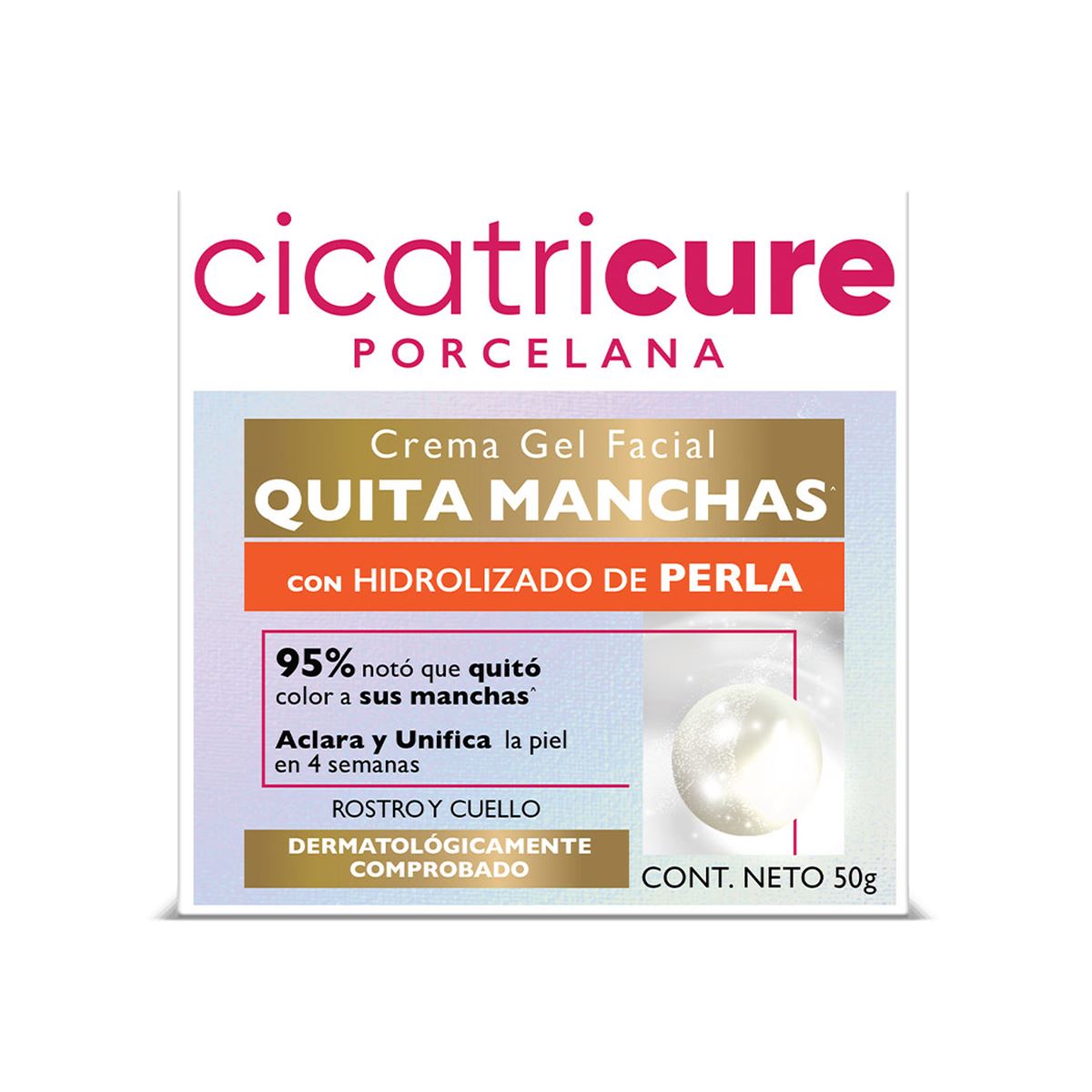 Cicatricure crema facial quitamanchas porcelana 50g