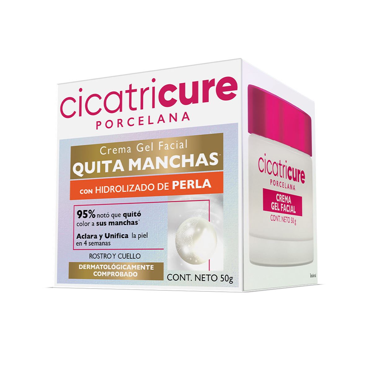 Cicatricure crema facial quitamanchas porcelana 50g