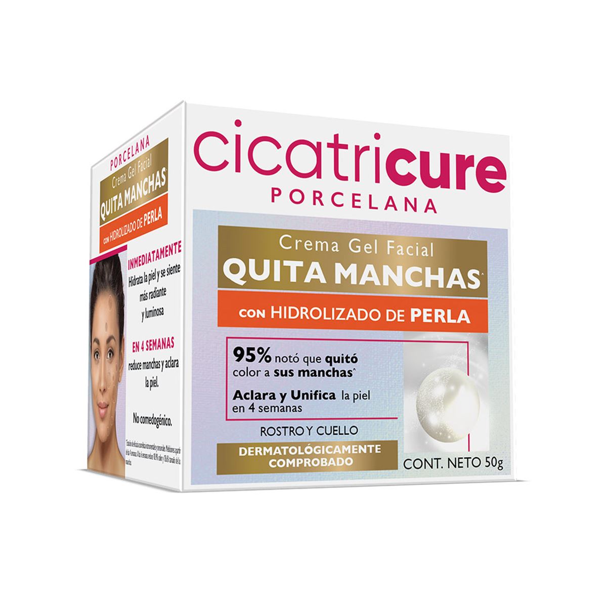 Cicatricure crema facial quitamanchas porcelana 50g