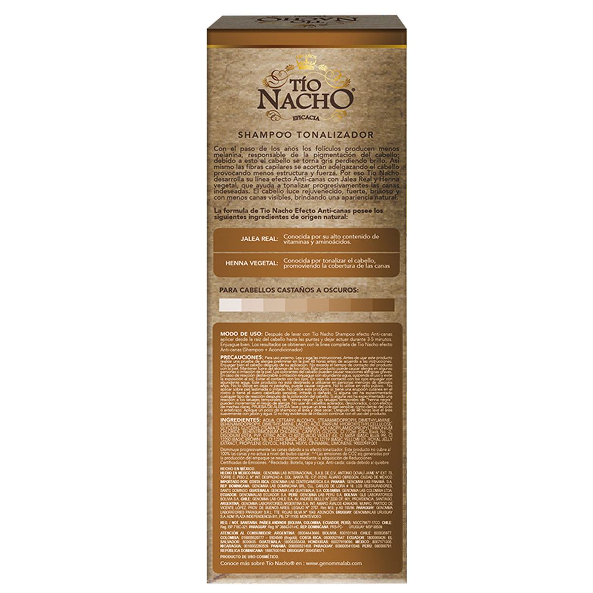 Acondicionador anti canas c/henna egipcia 415ml Tío nacho