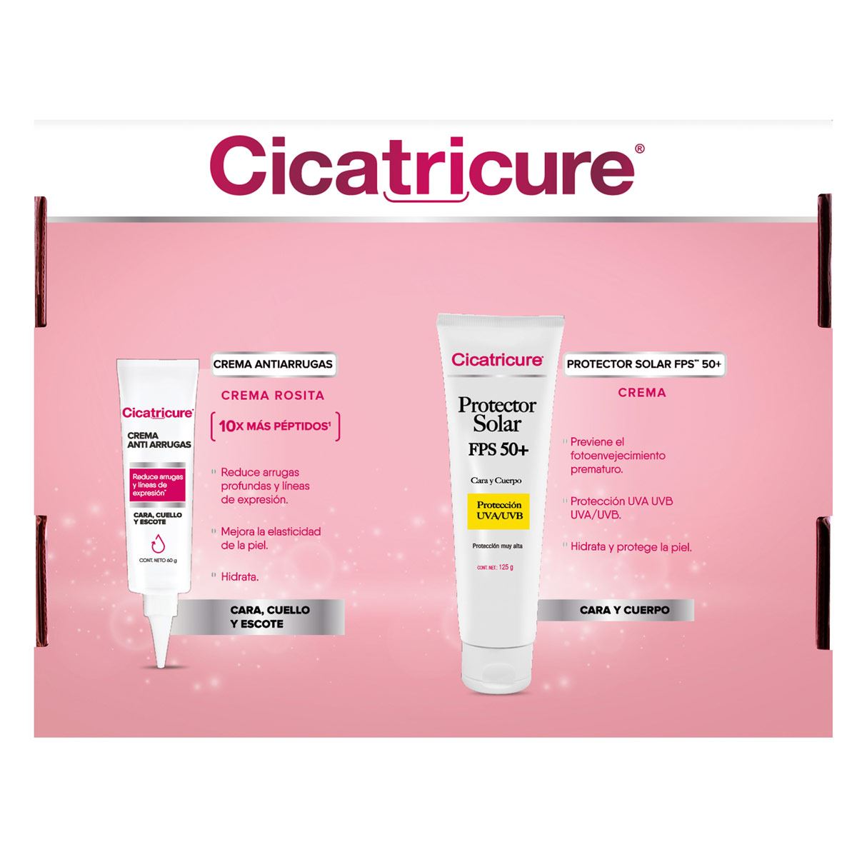 Pack crema rosita+fps E6 Cicatricure