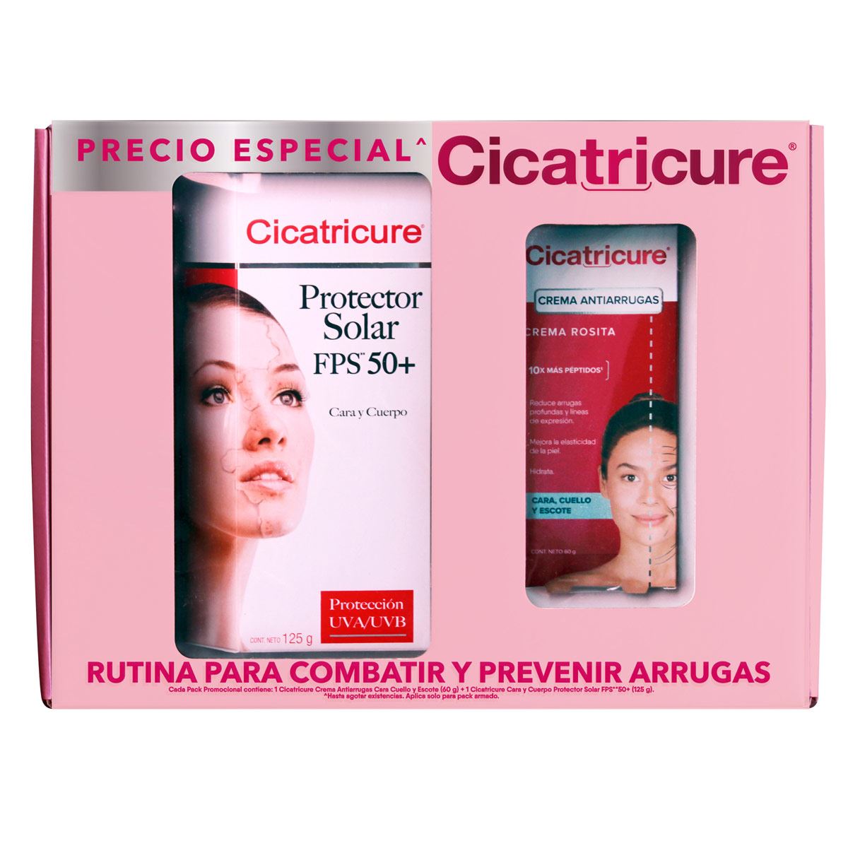 Pack crema rosita+fps E6 Cicatricure