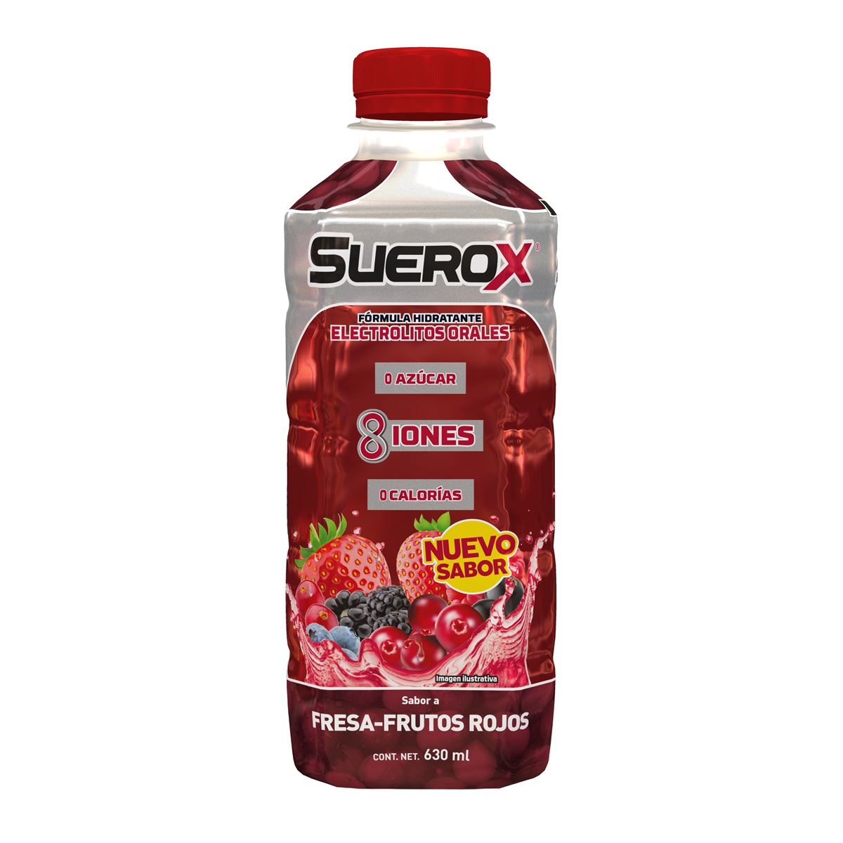 SUEROX ADU FRESA FRUTOS ROJOS 630ML/