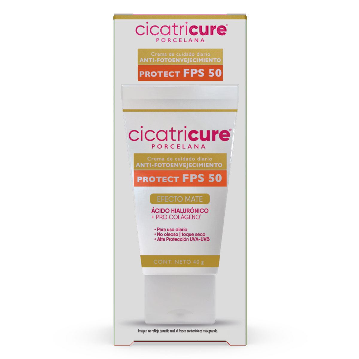 Cicatricure crema facial anti-fotoenvejecimiento porcelana 40g