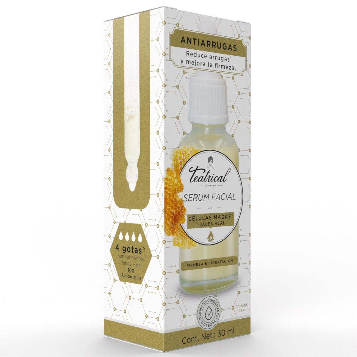 Teatrical serum facial células madre y jalea real 30ml