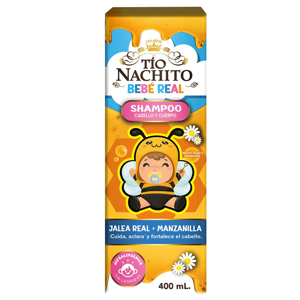 Tio nachito shampoo 2 en 1 400ml