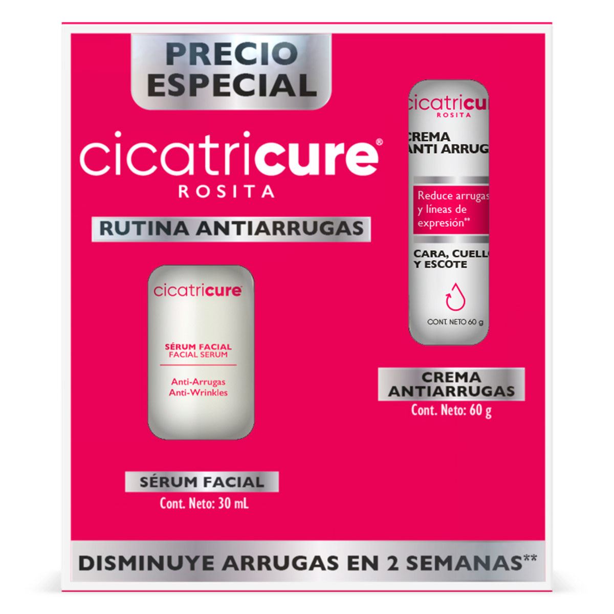 Pack Cicatirure Serum Antiarrugas + Crema Rosita 30g