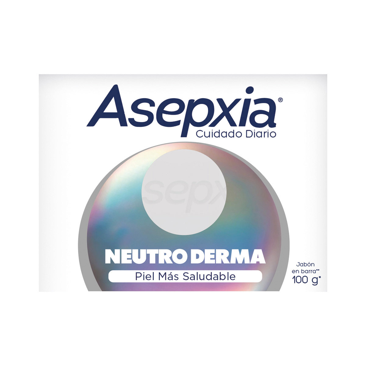 Jabón en Barra Neutro Derma 100 g Asepxia