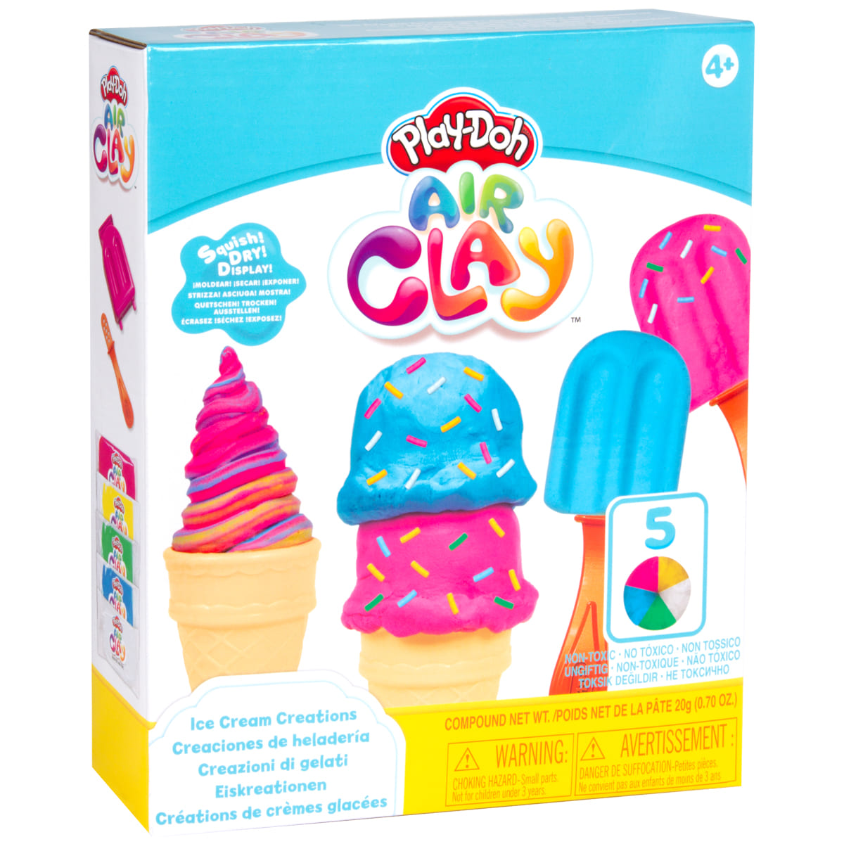 Juego de Arcilla Creaciones de Heladería Air Clay Play – Doh