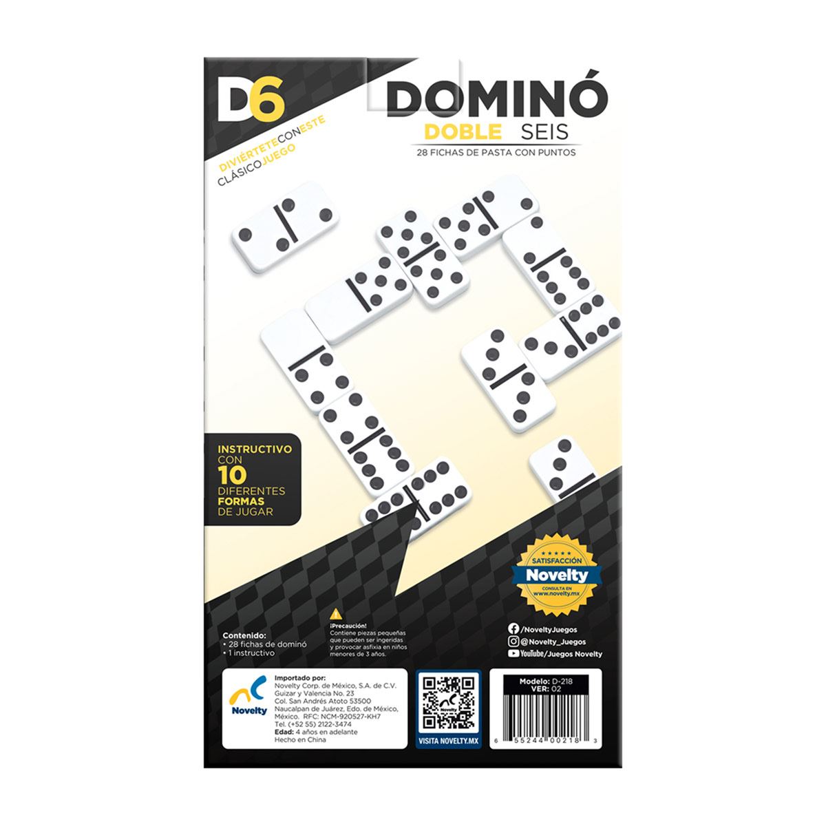 Domino Puntos Doble 6
