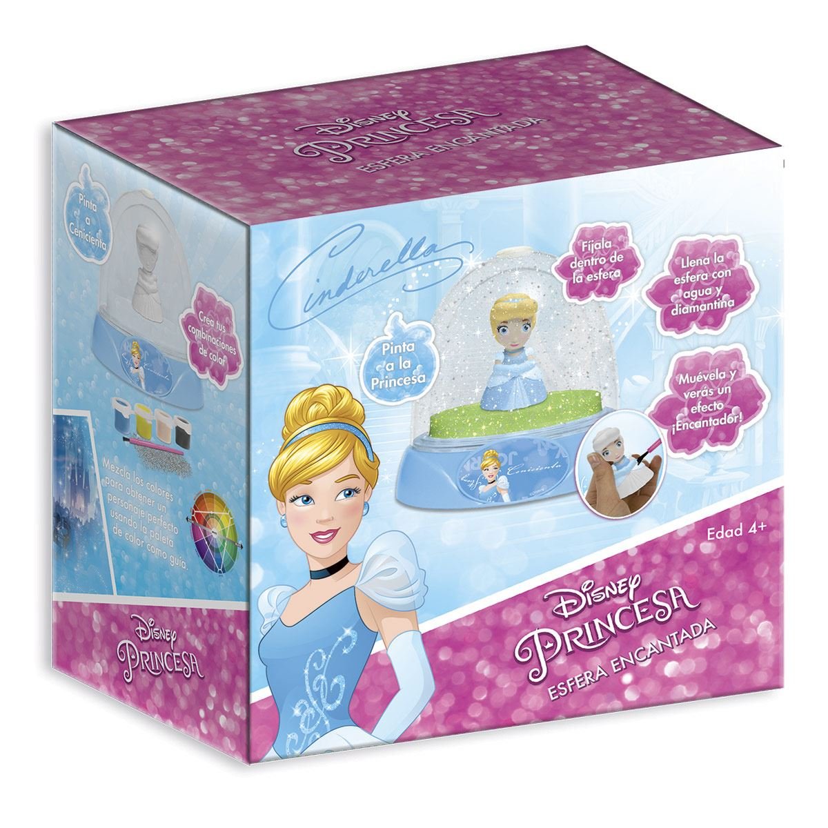 Esfera Encantada Princesas, Caja Carton