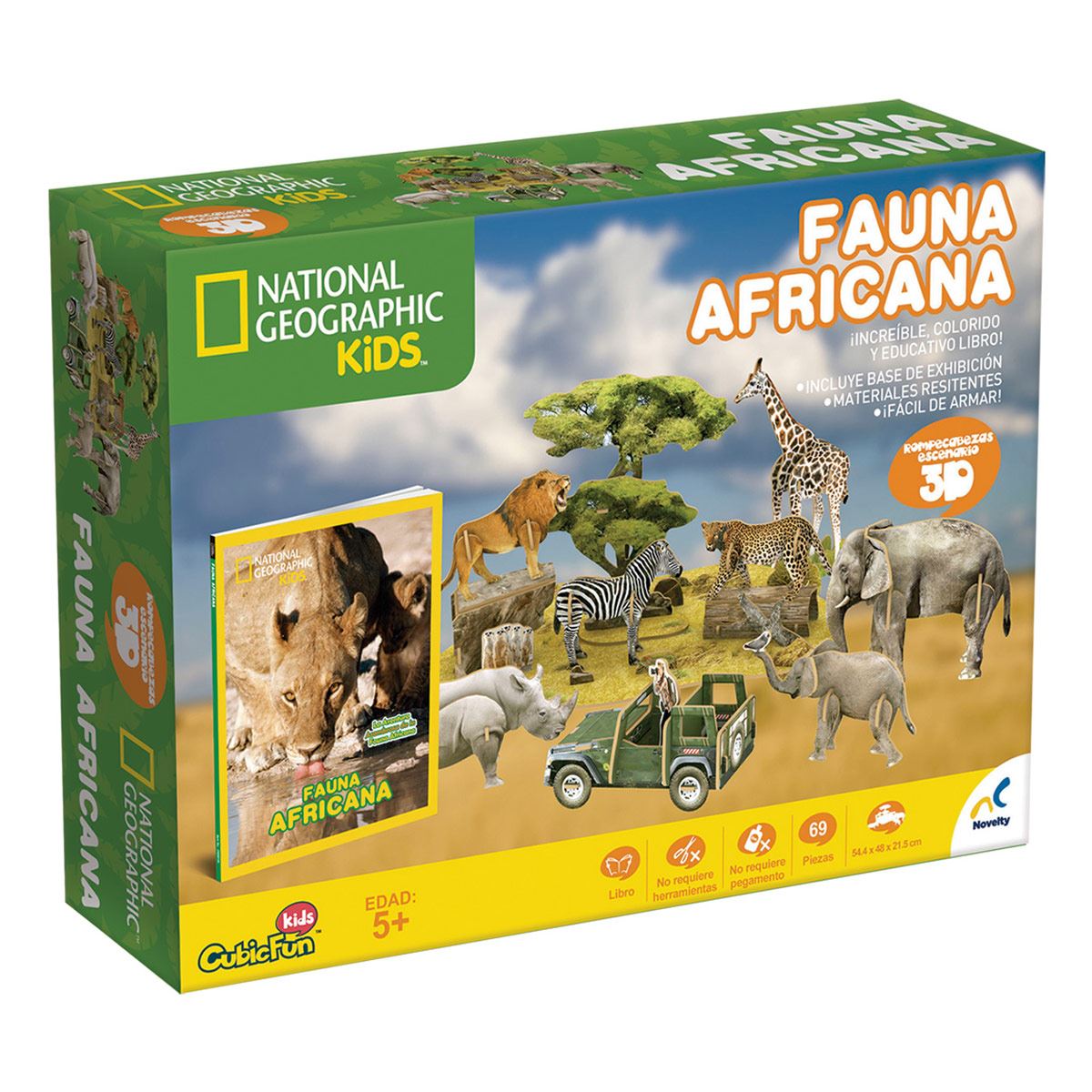 Rc 3D Nat Geo Kids Fauna Africana