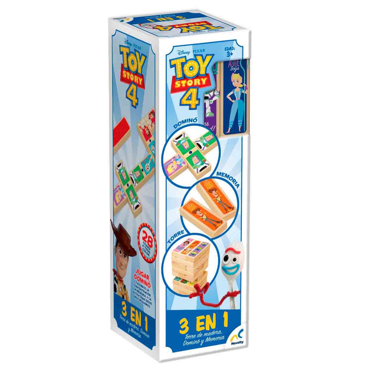Torre De Madera 3 En 1 Toy Story 4 Novelty
