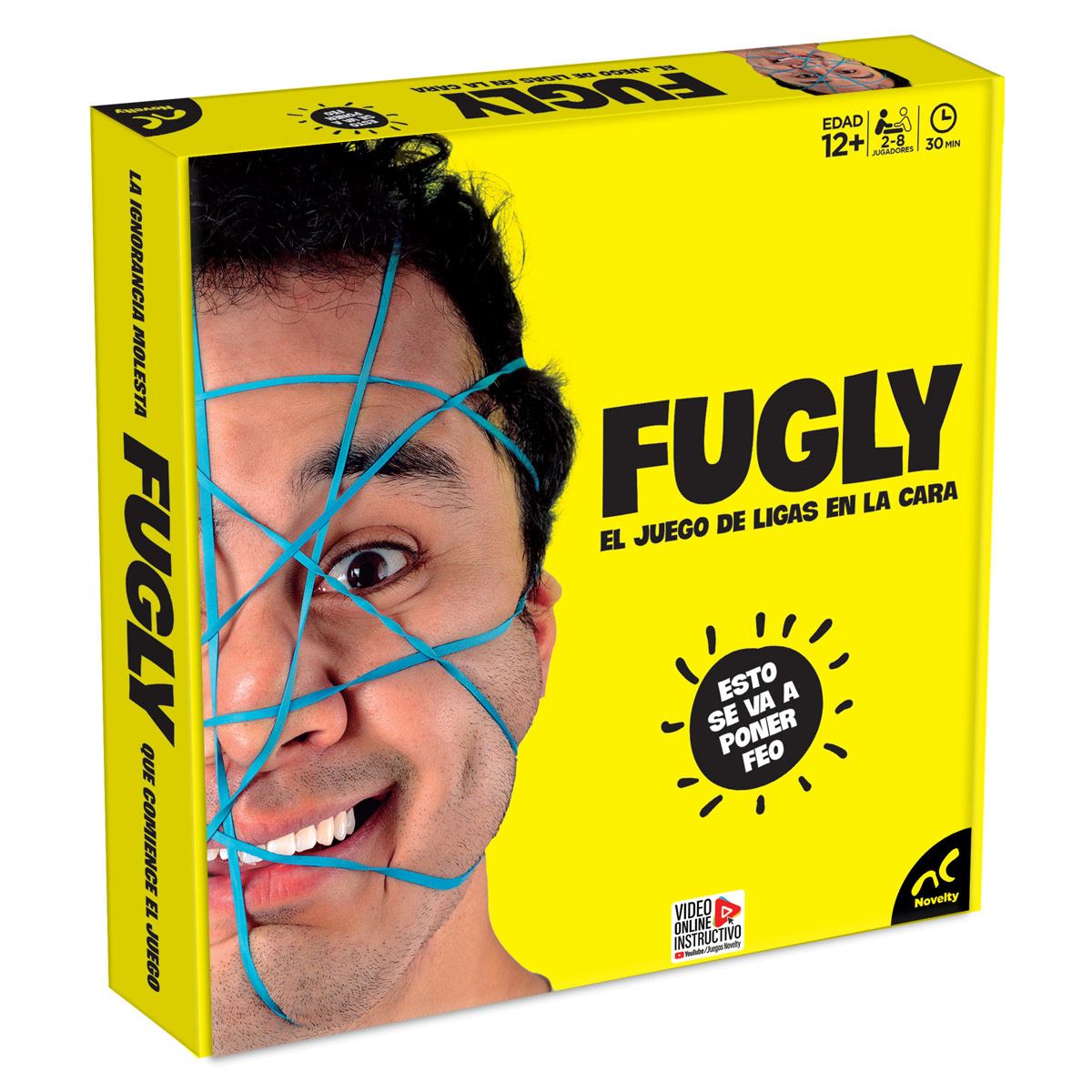 Juego de Mesa Fugly Ouch Novelty. El juego de ligas en la cara