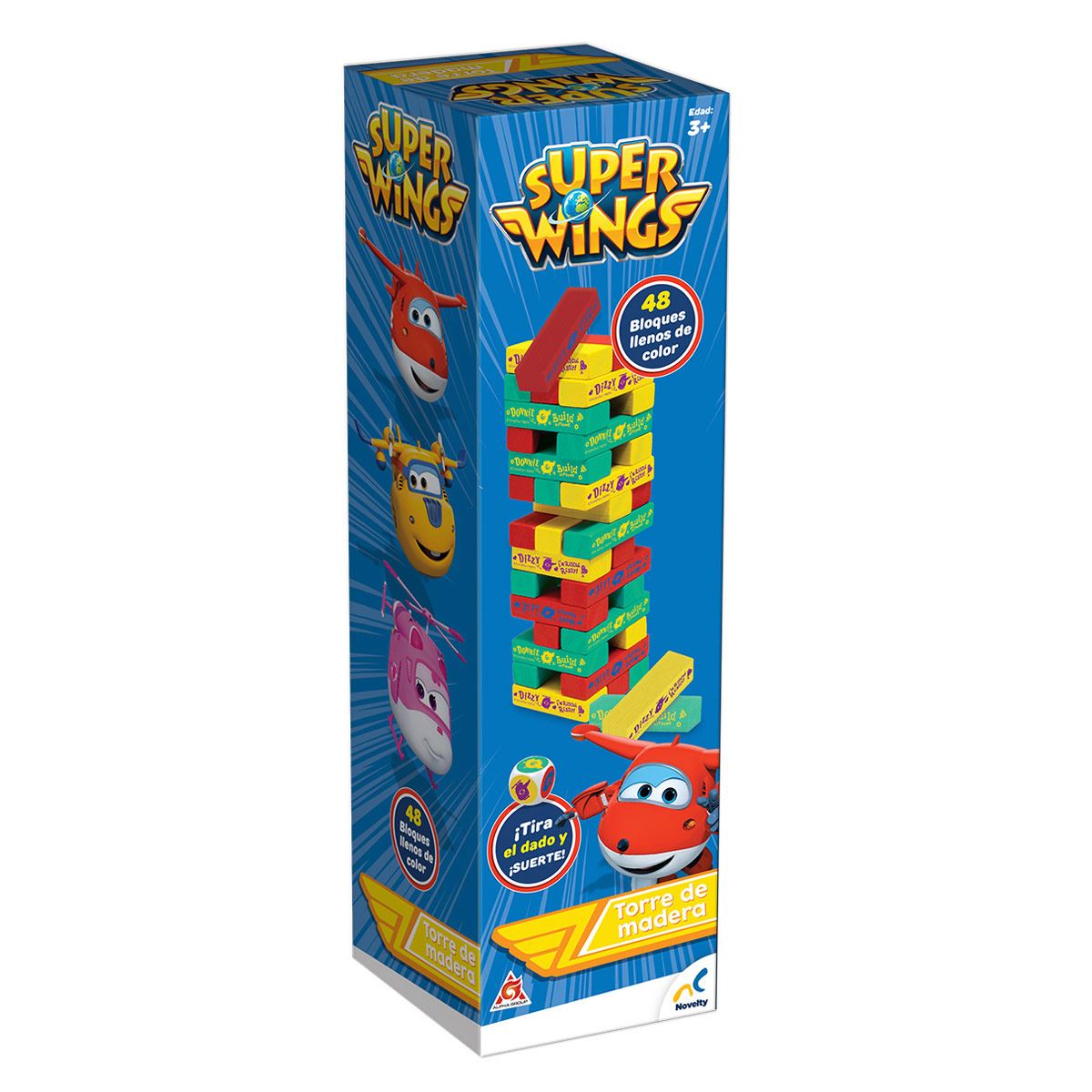 Juego de Mesa Torre de Madera de Super Wings