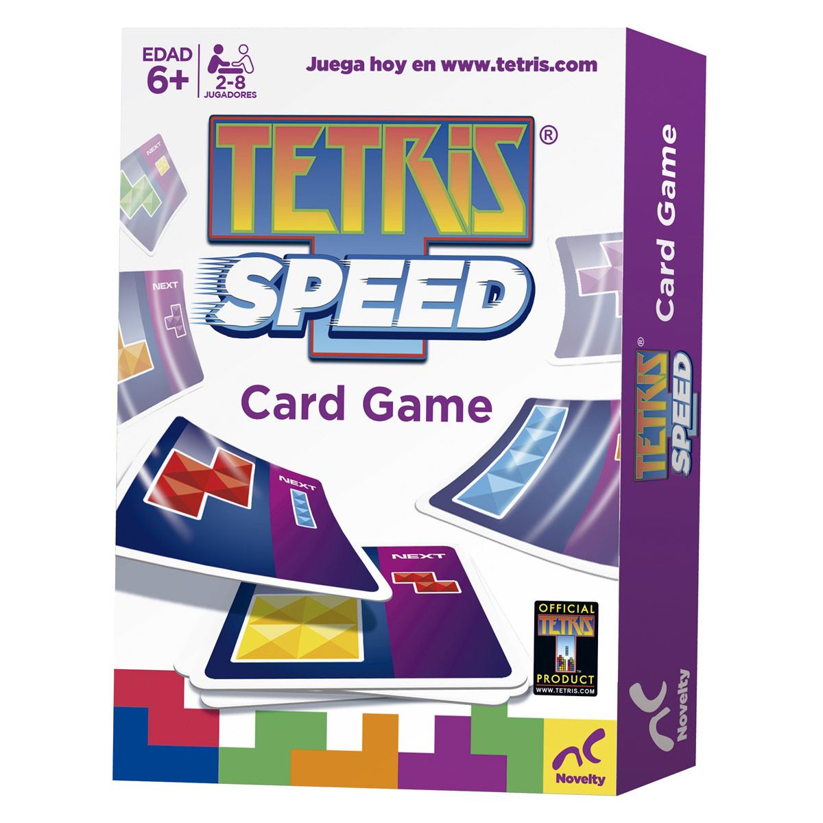 boca Prima Inolvidable Juego de Mesa Juego de Cartas Tetris Speed Novelty
