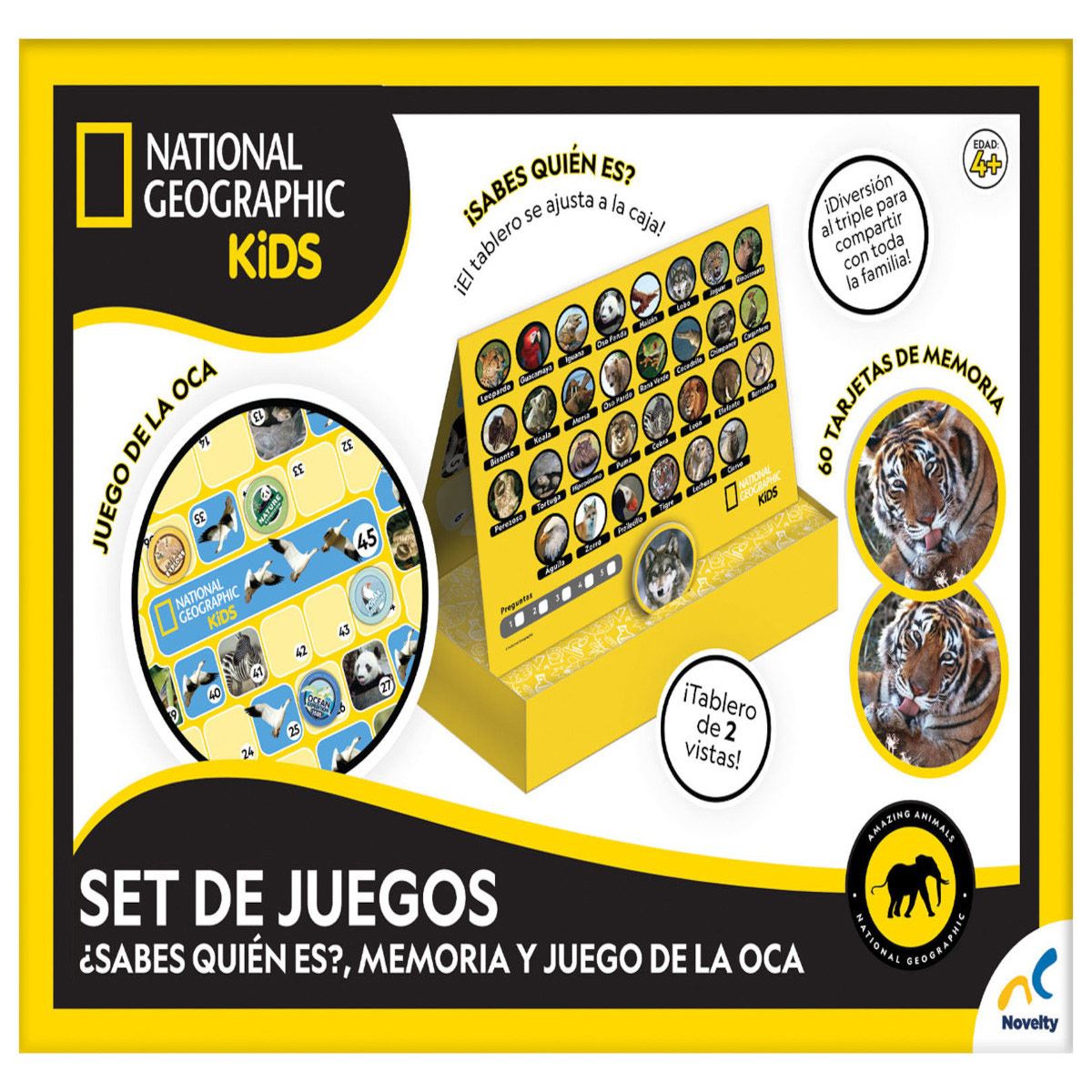 Set Sabes quién es, juego de la oca, memoria