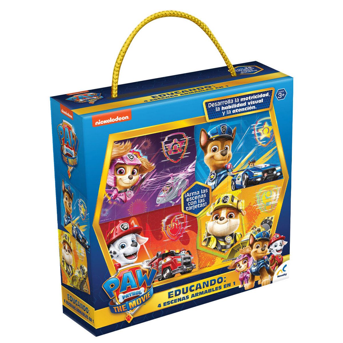 Educando: 4 escenas armables en 1 Paw Patrol The Movie