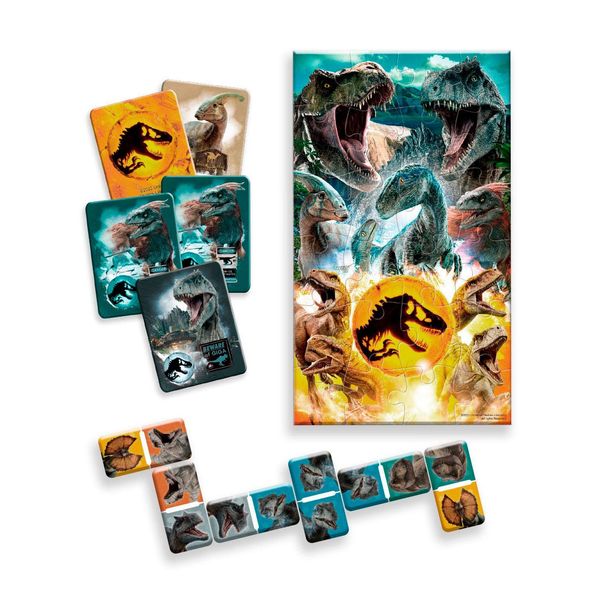 Set De Juegos 3 En 1 Memoria Domino