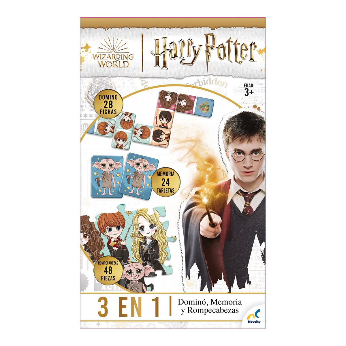 Set de juegos 3 en 1 de Harry potter