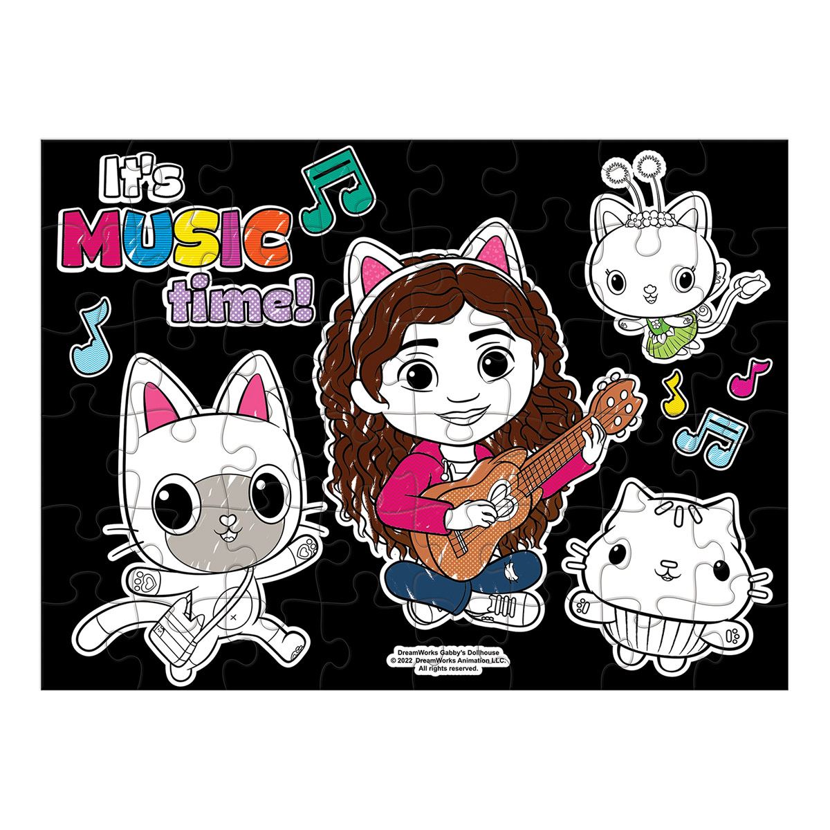 Rompecabezas para colorear de 24 pzas Gabby's dollhouse Novelty