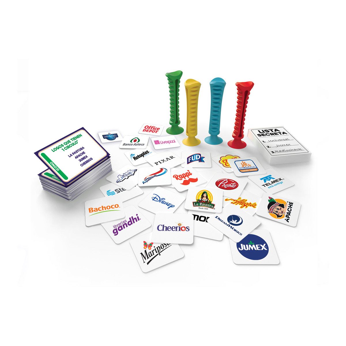 Juego de mesa en familia a sus marcas caja de cartón