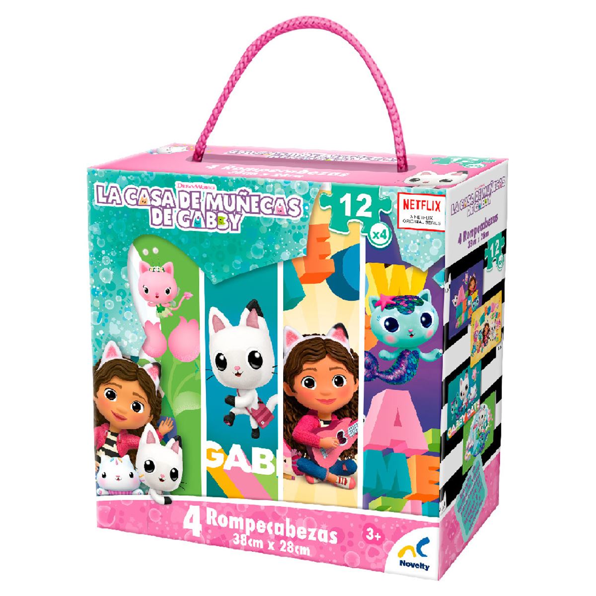 Clementoni 4in1 Puzzle Gabby's Dollhouse 21524