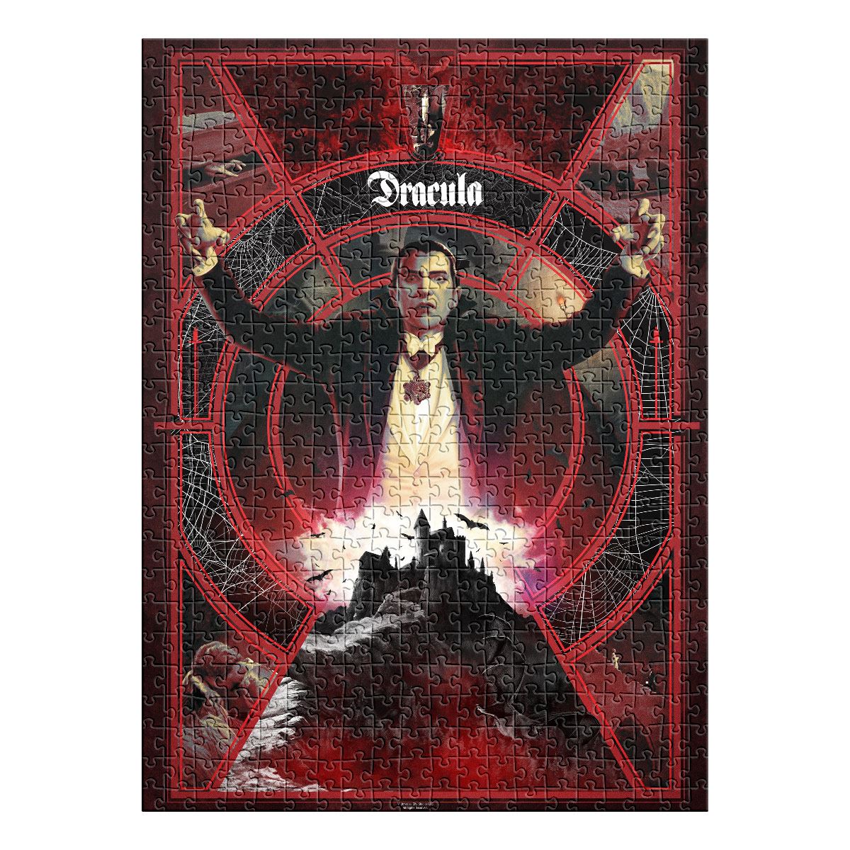 Rompecabezas Edición Limitada Monstruos Clásicos - Drácula Glow in the Dark 500 piezas