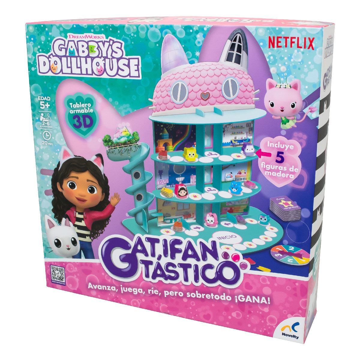Juego de mesa Infantil Gatifantastico Gabbys Dollhouse